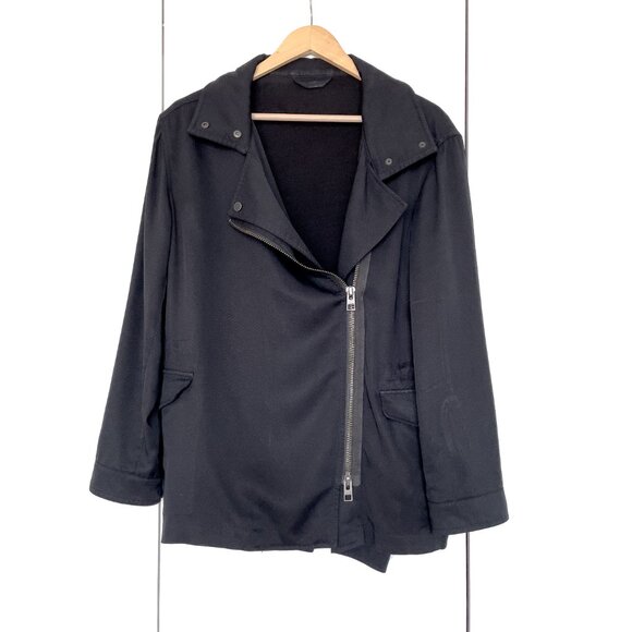 ALLSAINTS Finn Jacket, Black, Size 2 - Picture 2 of 12